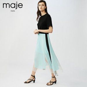 Maje Pleated Dress T1